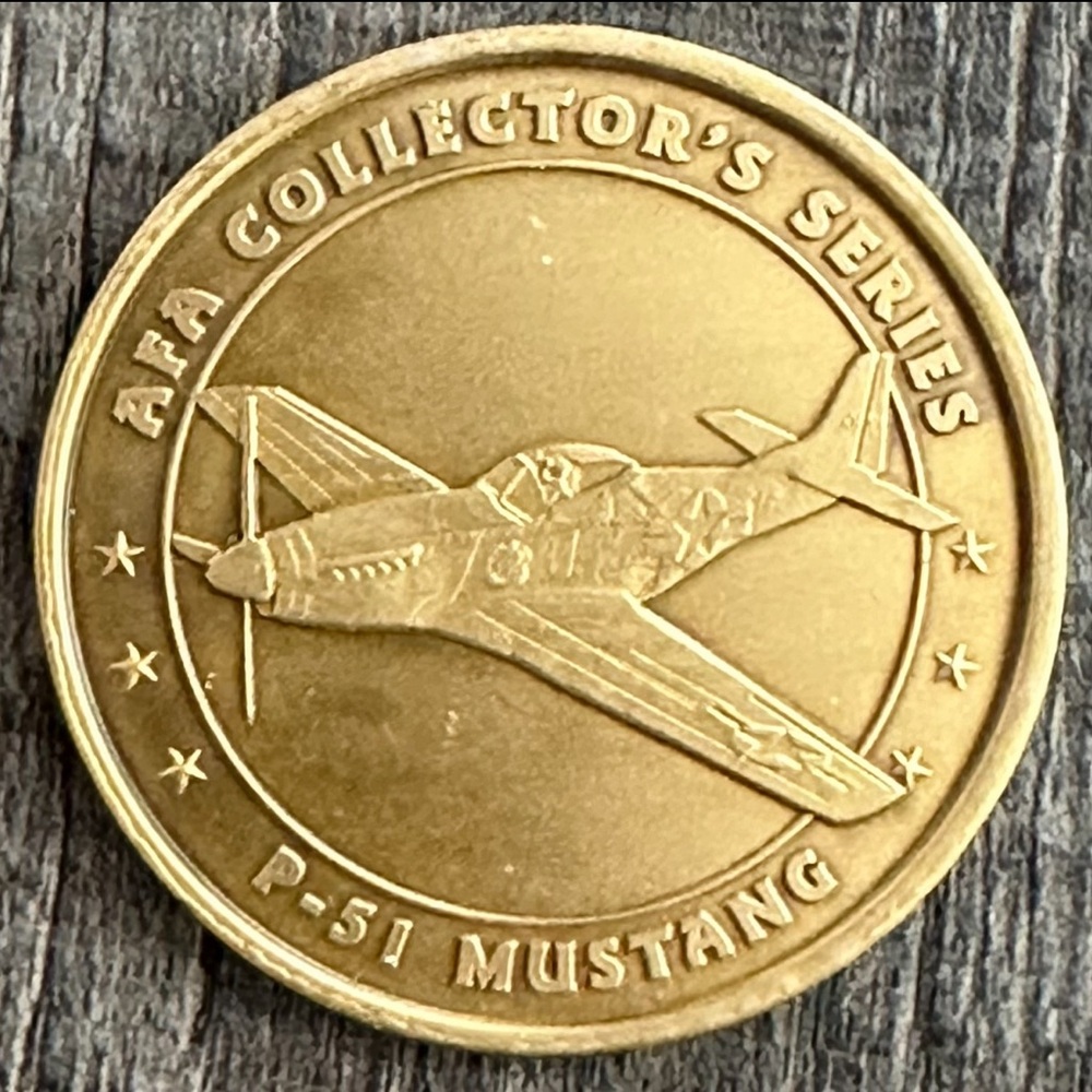 New Air Force Association Collectors P-51 Mustang Military Challenge Coin